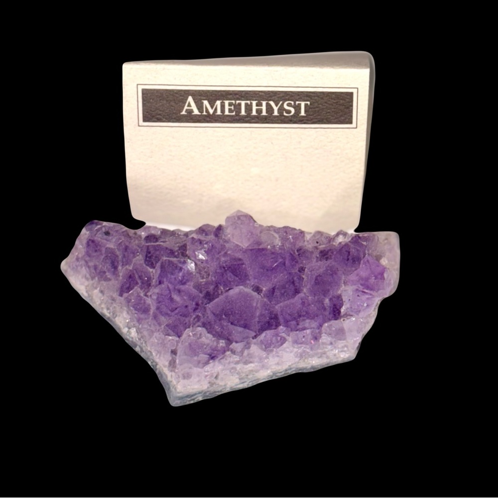 Vibrant Purple Amethyst Cluster decor rock